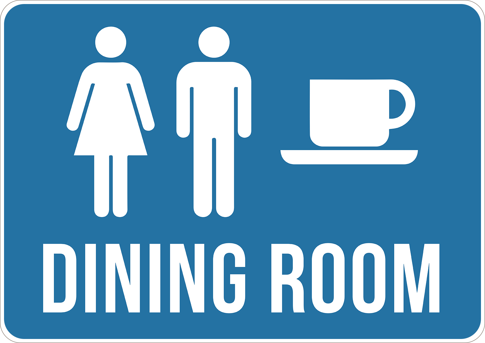 eat sign for dining room