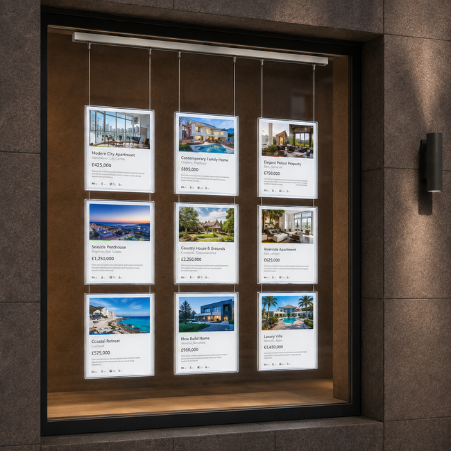 Cable Light Box Display