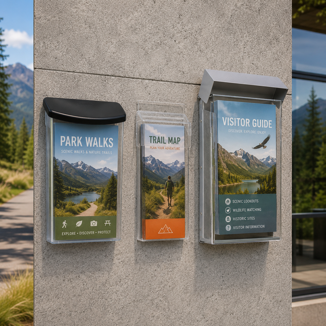 Outdoor Brochure Holder