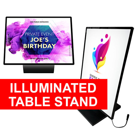 Illuminated Table Stands